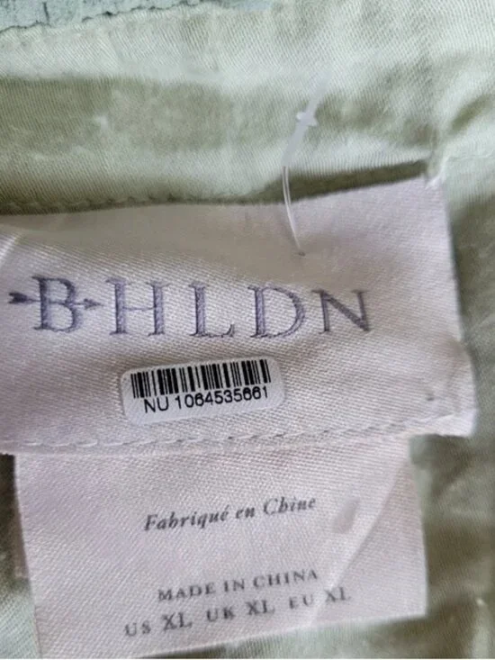 Anthropologie BHLDN Maxi Lace Mint Green Color Dress size XL - Picture 4 of 5